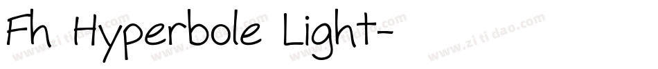 Fh Hyperbole Light字体转换